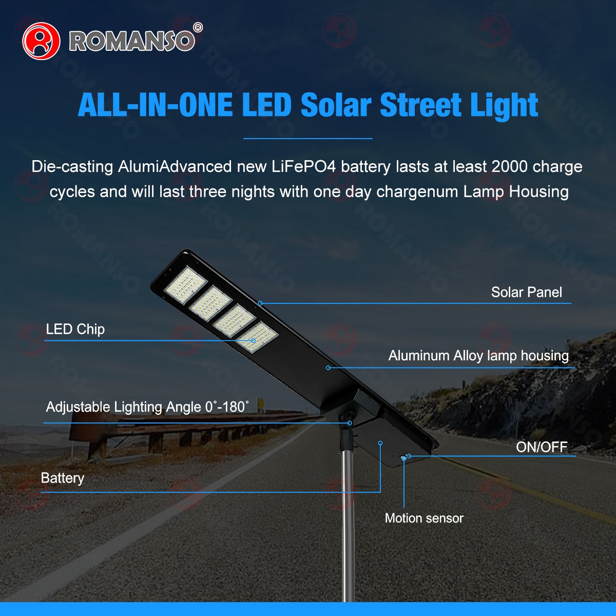 LED Solar Street Light H2209
