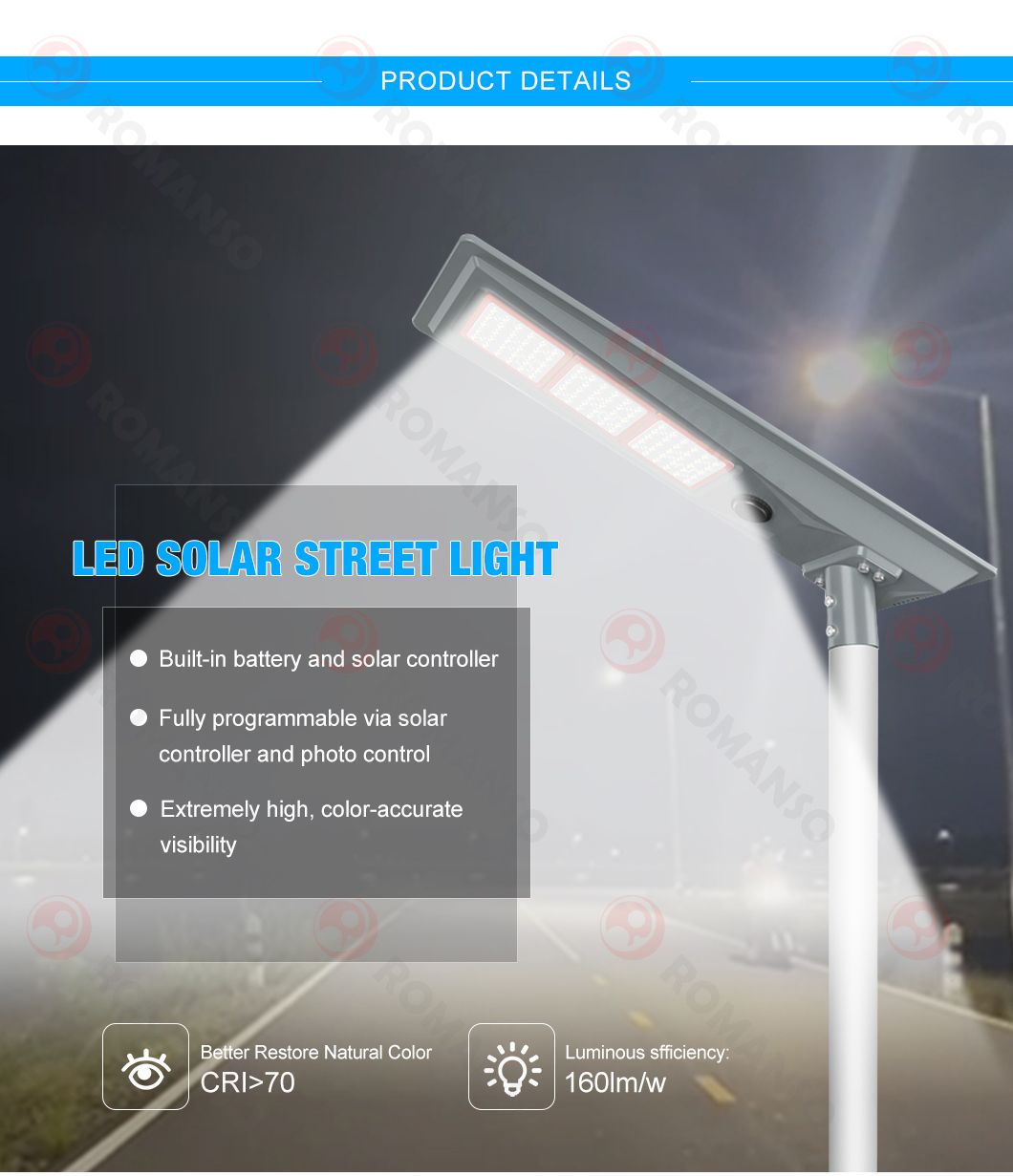 LED Solar Street Light H2210 LED Solar Street Light H2210
